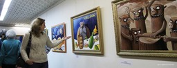 Выставка картин Васи Ложкина в ЦДХ